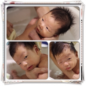 Time for baby bath!